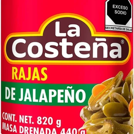 Rajas Jalapeño 820 gr